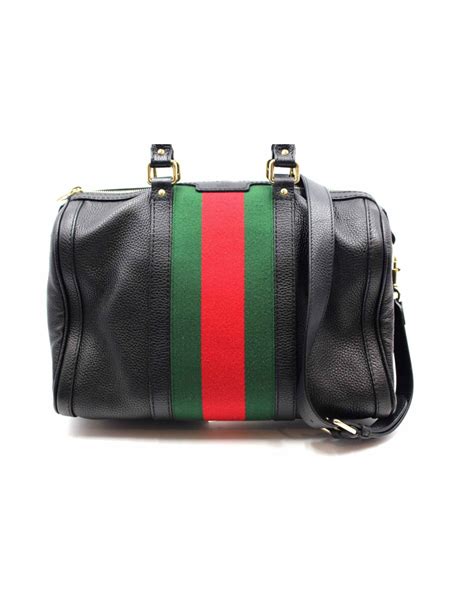 gucci shop online bauletto pelle nera